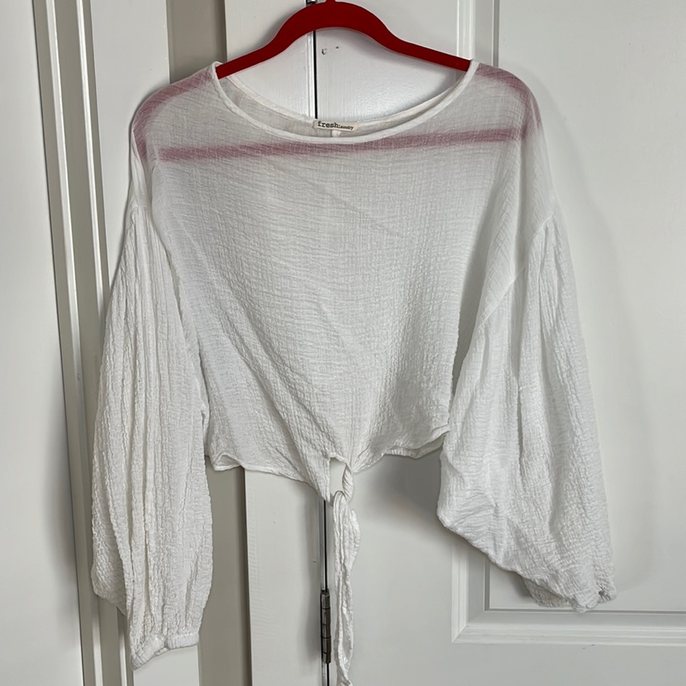Cropped Linen Shirt